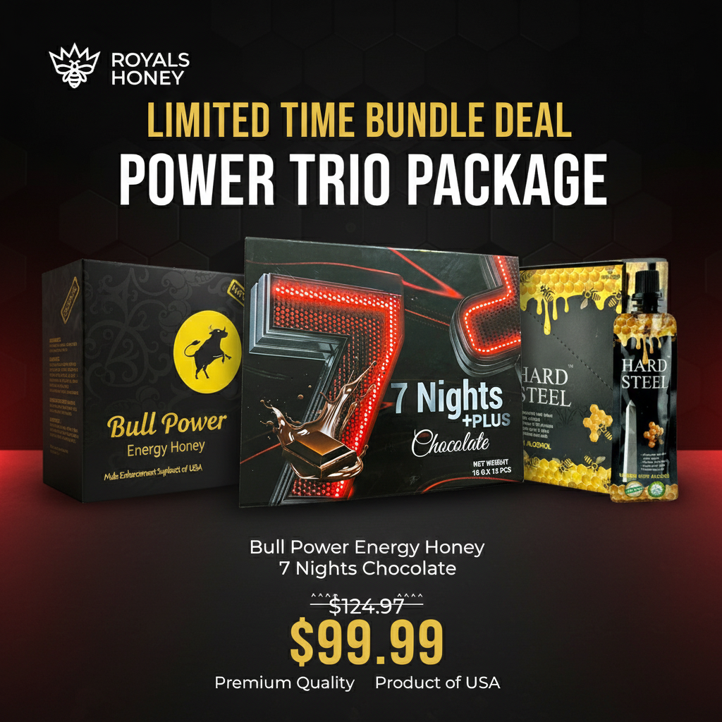 Black Bull Honey & 7 Nights Chocolate & Hard Steel Honey - Image 3